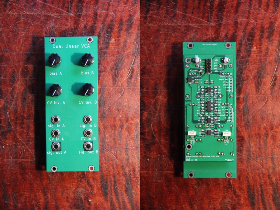 Dual 2164 VCA module