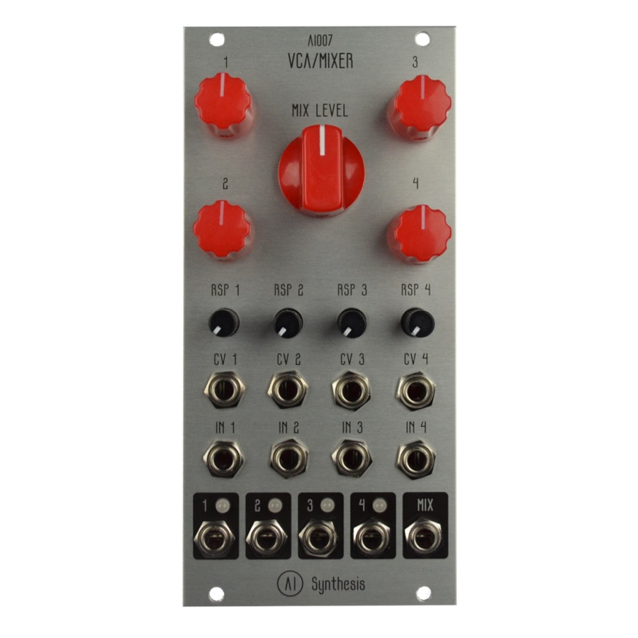 AI007 Quad VCA Mixer panel