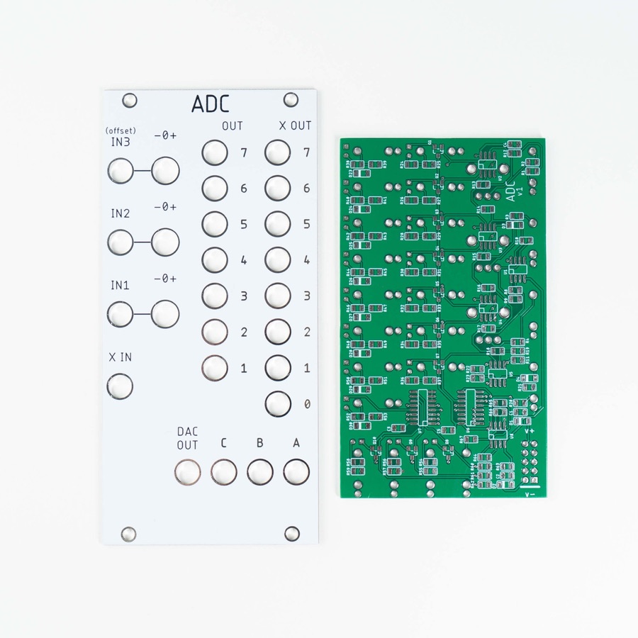 ADC Bar Graph, Multiplexer, Binary Encoder panel
