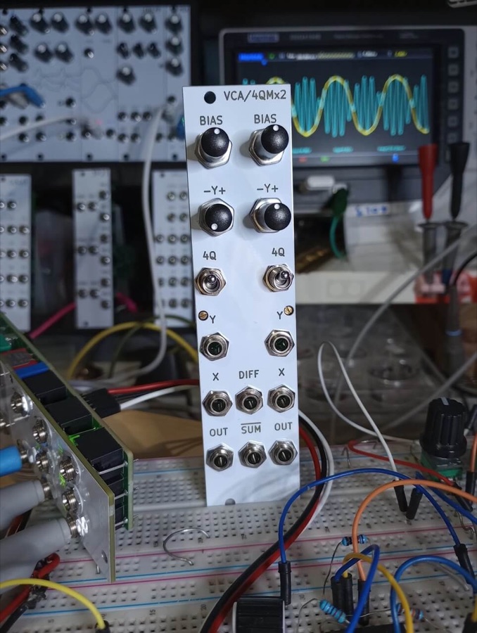 Dual VCA/Four Quadrant Multiplier panel