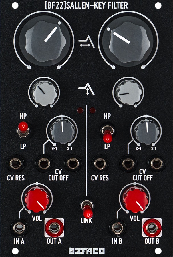 BF-22 Dual Sallen VCF panel