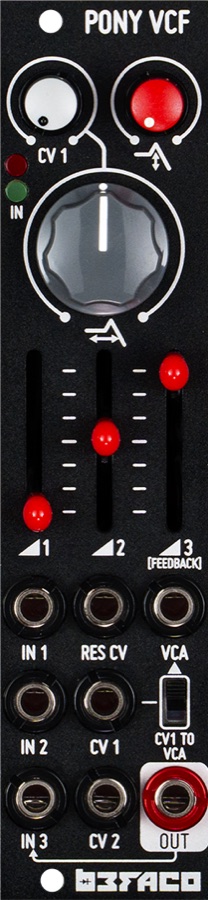 Pony VCF panel