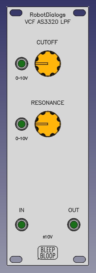 Low Pass VCF AS3320 module