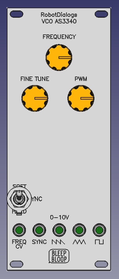 VCO AS3340 module