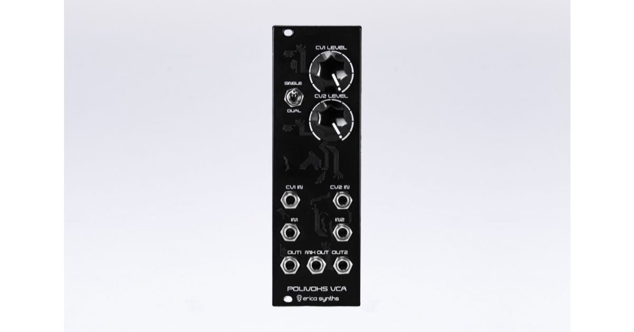 DIY Dual VCA (Polivoks) panel