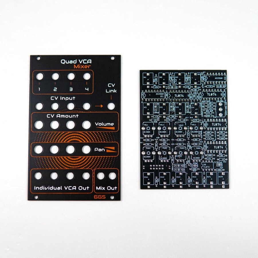 Quad VCA Mixer module