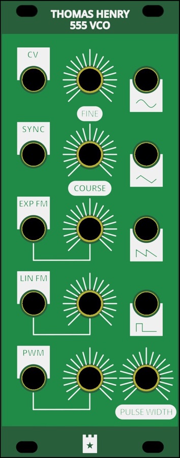 TH 555 VCO module