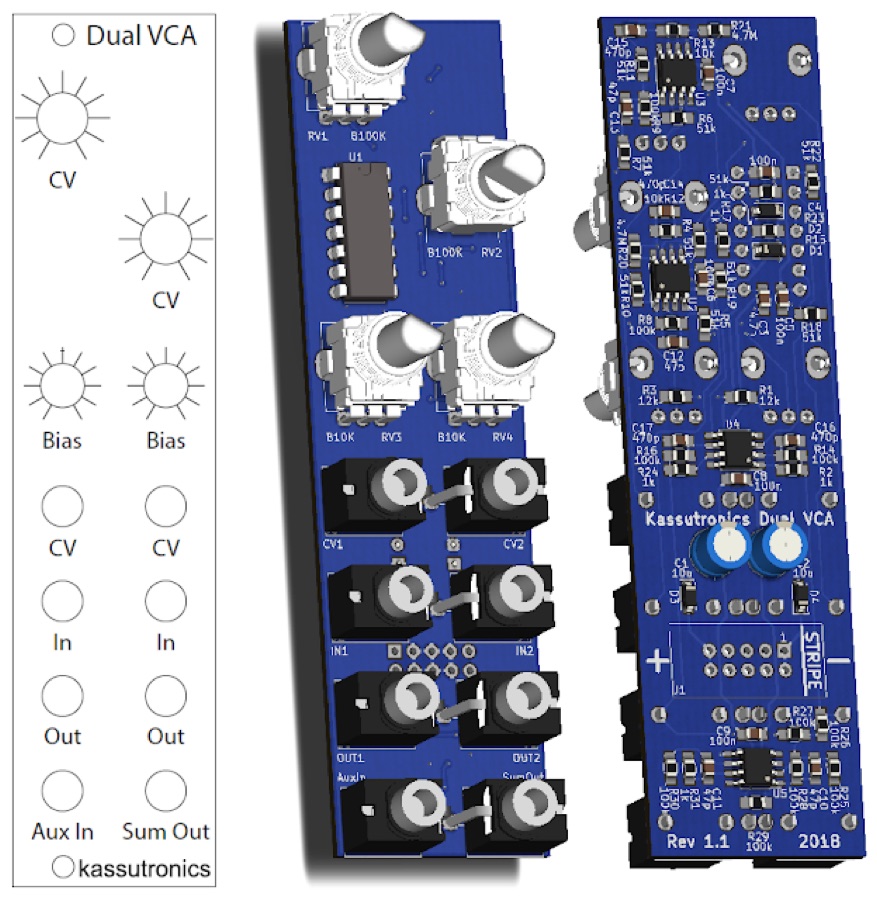 Dual VCA panel