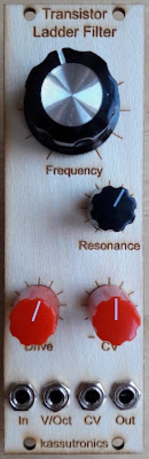 Transistor Ladder Filter panel