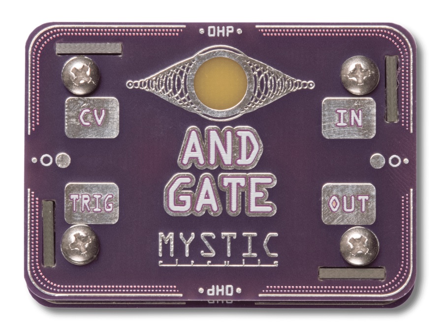 0HP AND Gate / VCA panel