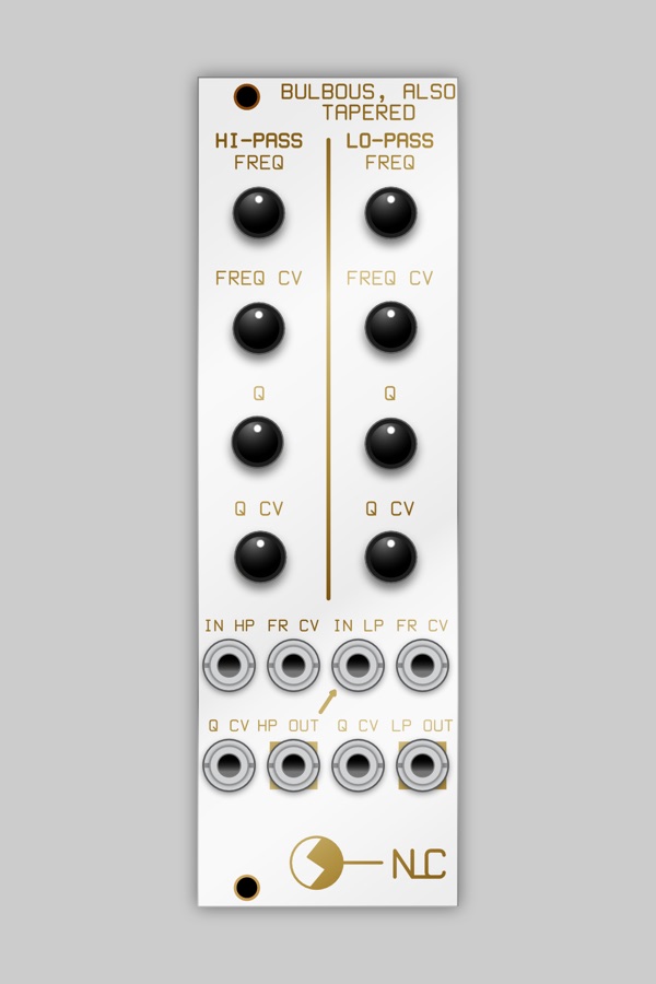 Bulbous Also Tapered VCF panel