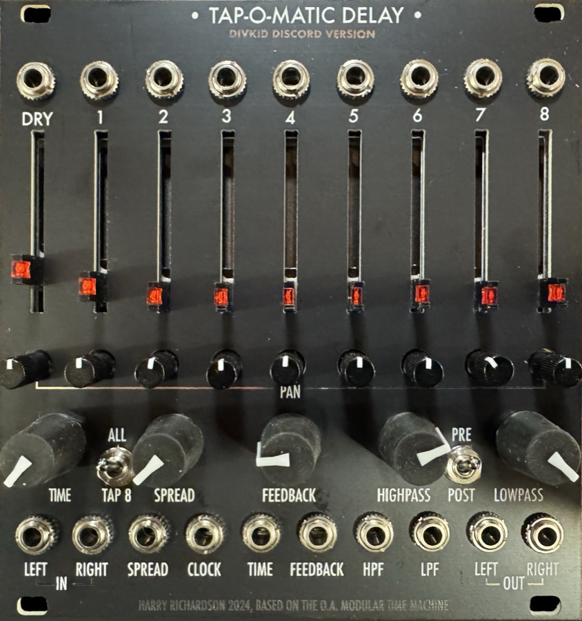 Tap-O-Matic (DDV) panel