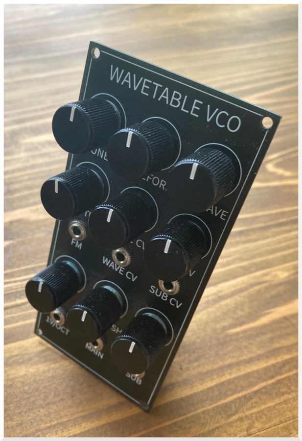 Wavetable VCO module