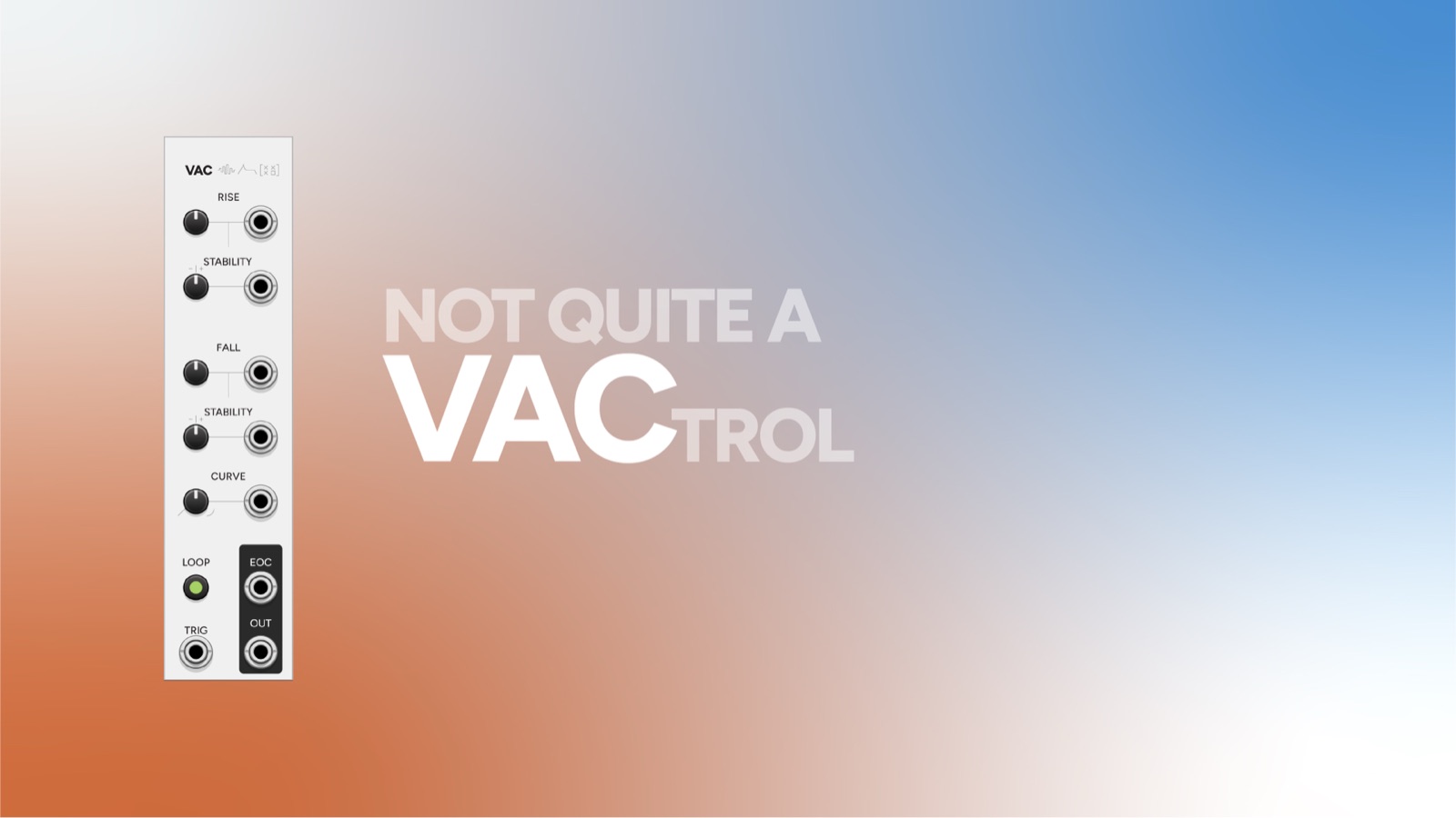 Vac VCV Rack module panel: semi-stable attack/release envelope generator with per-stage stability controls