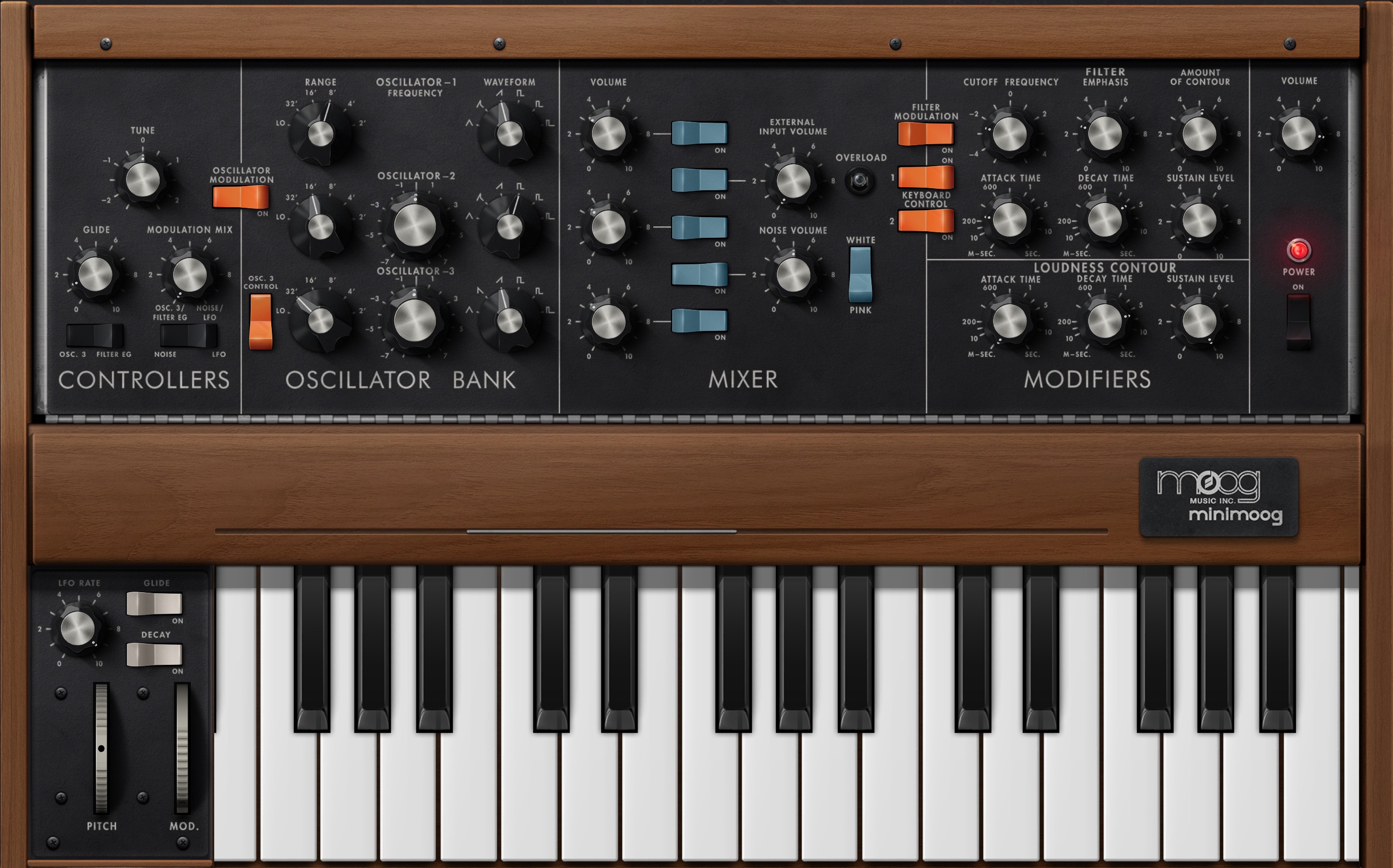 Minimoog synthesizer