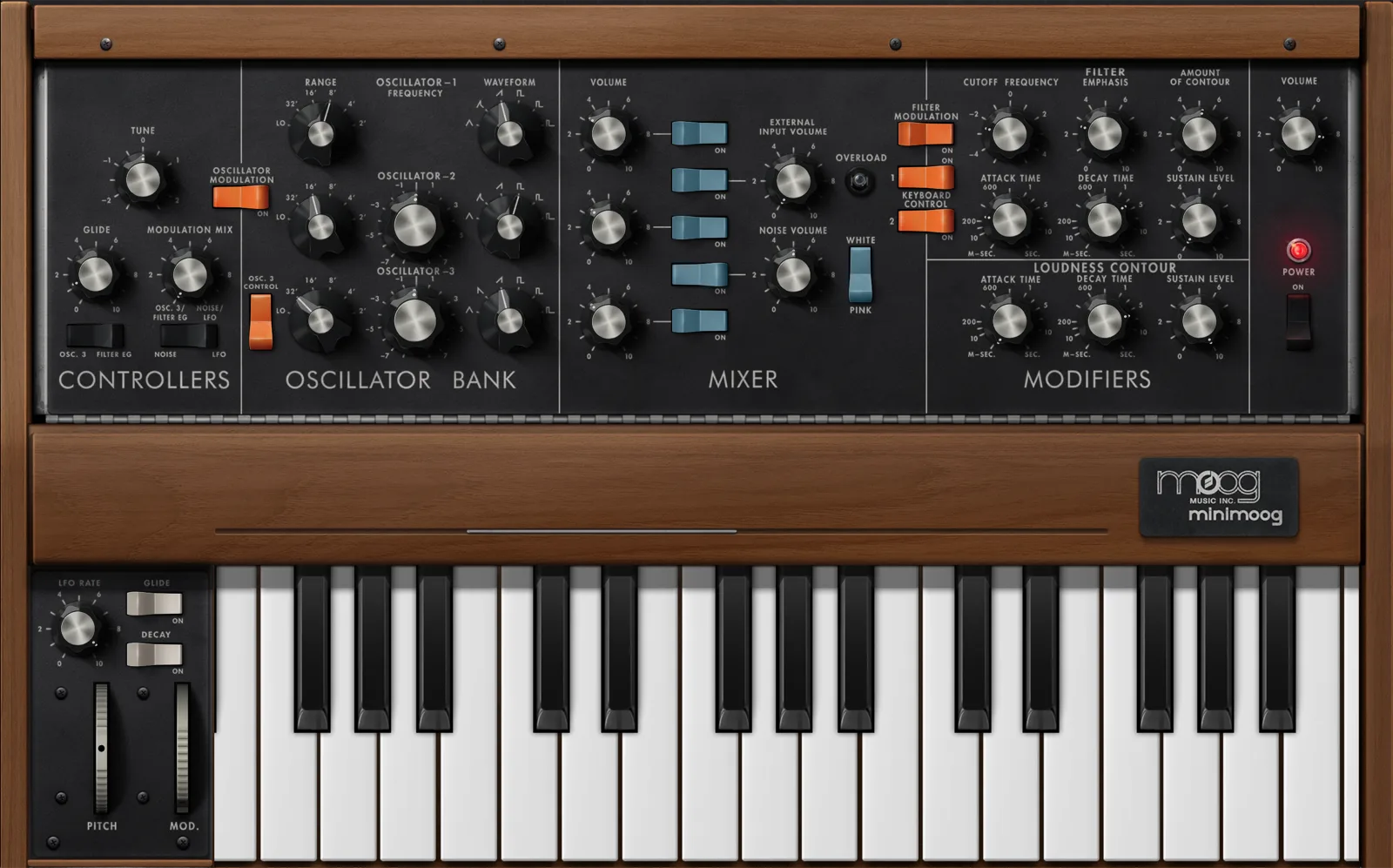 Minimoog synthesizer